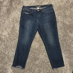 Ruff Hewn Dark Wash Ankle Jeans size 12